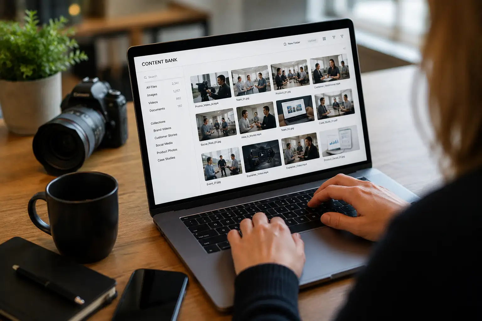 THROG Local video content bank strategy for business marketing