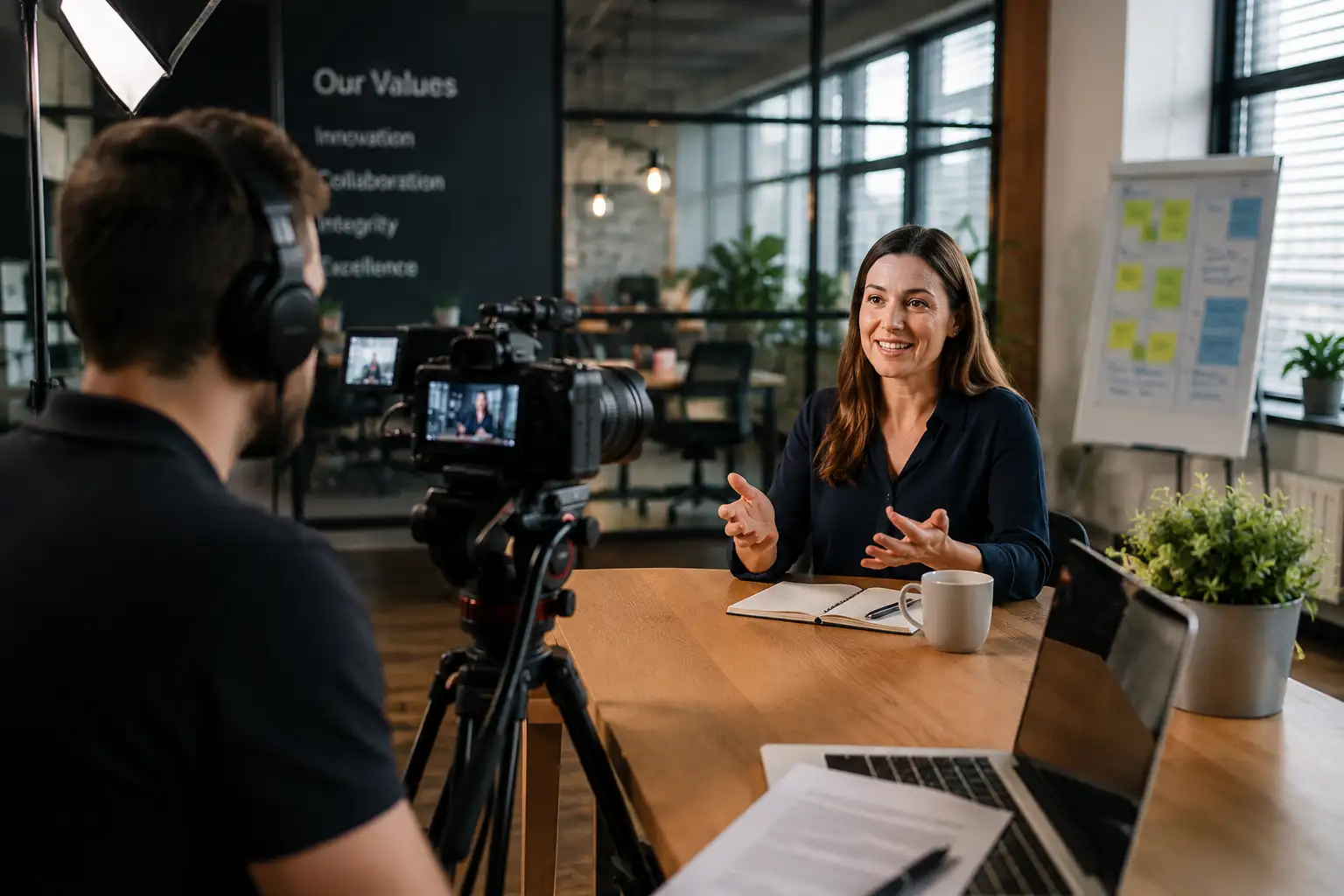 Professional video marketing equipment for business content production by THROG Local